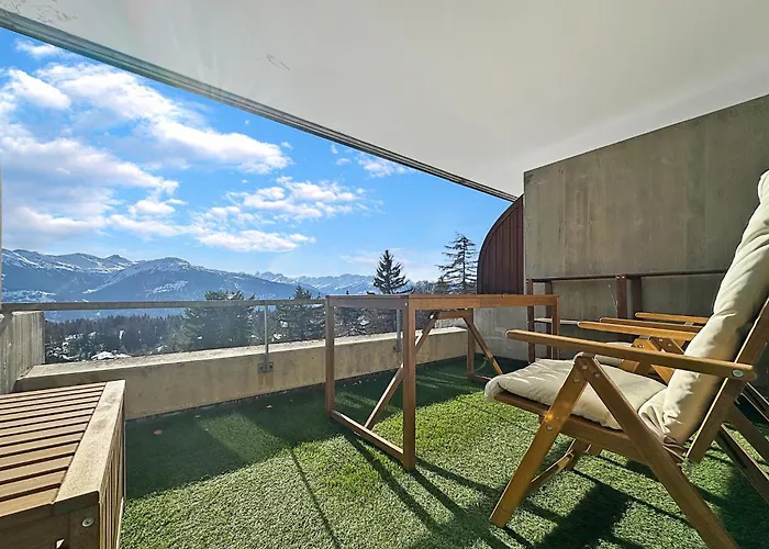 Alpine Club Retreat, Studio, Pool And View Apartamento *
